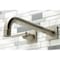 Kingston Brass KS6058CML Wall Mount Tub Faucet, Brushed Nickel KS6058CML - alternate 3